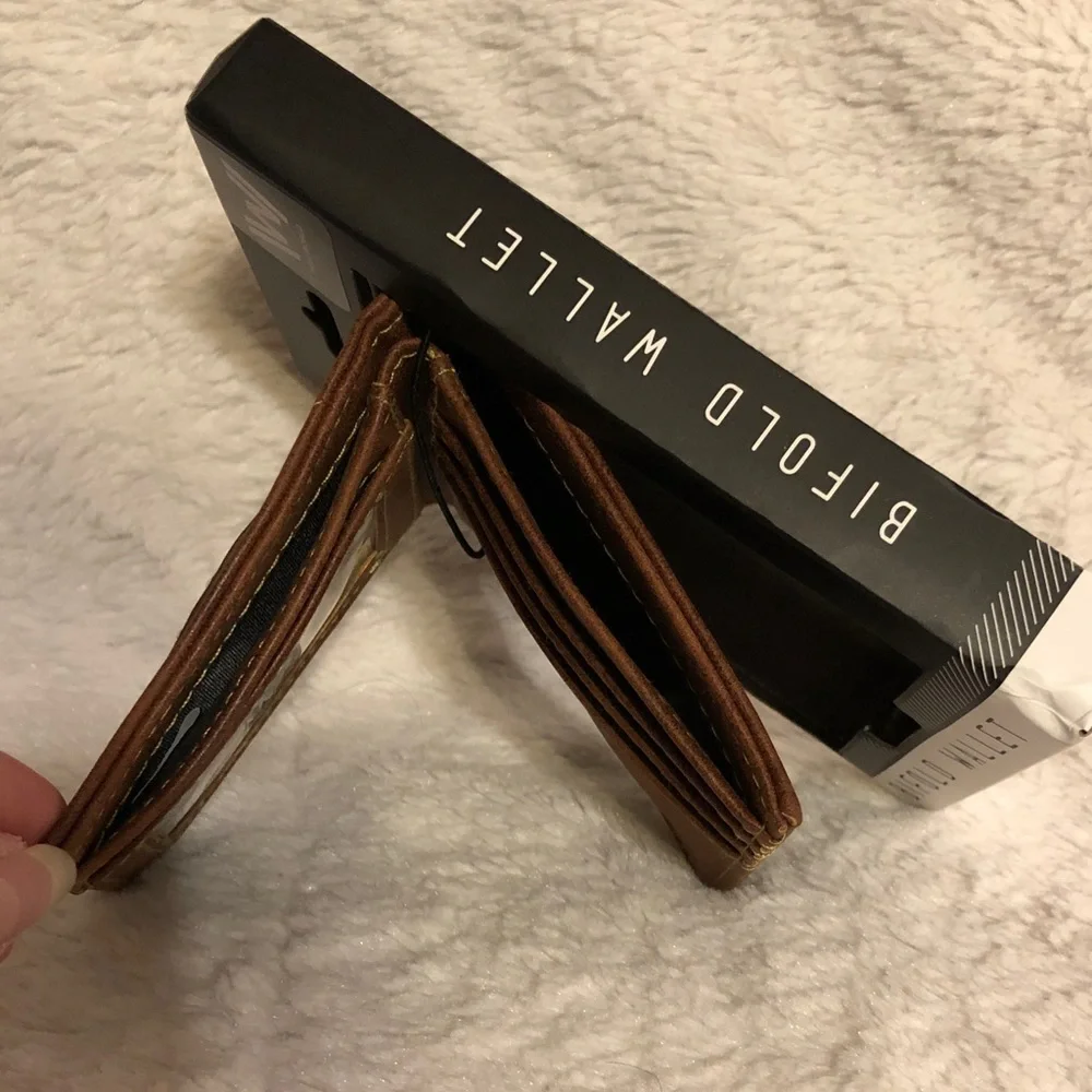 Westworld Tan Embossed Bifold Wallet NWT
